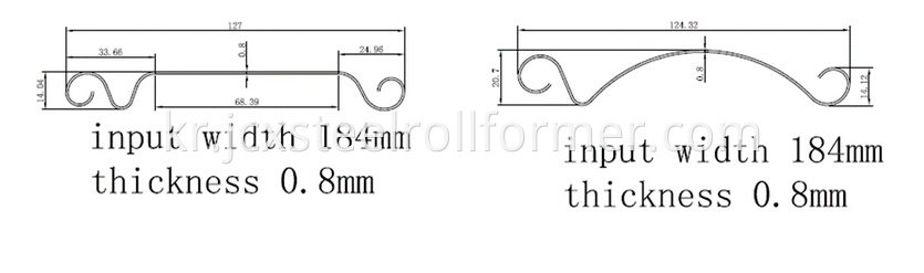 shutter door forming machine